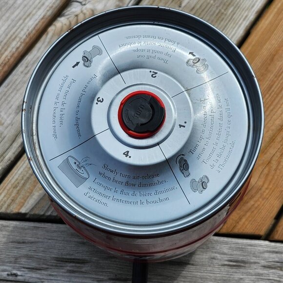 ORIGINAL Czechvar Lager 5L Beer Keg EMPTY Czech Beer Metal KEG - Picture 4 of 7